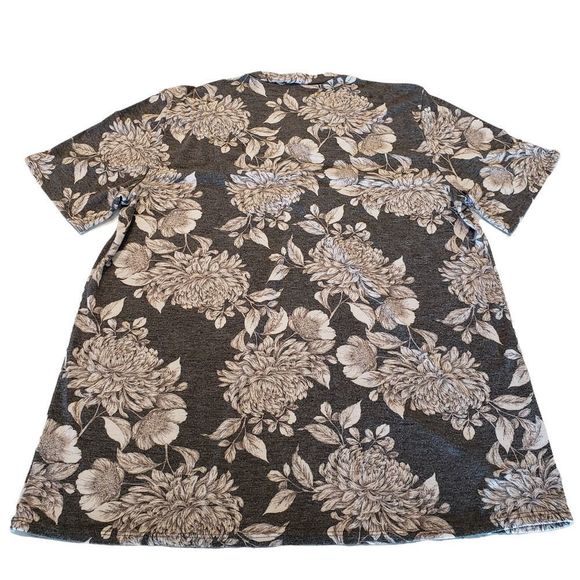 Janette Plus USA V-Neck With Tie Collar Blouse Women's Size Large - Picture 6 of 8